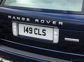 nápis RANGE ROVER strieborný - 5