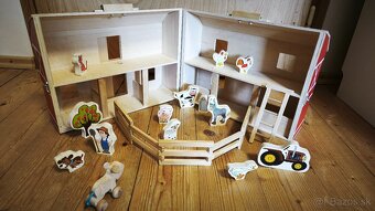 Drevený domček pre bábiky a farma - 5