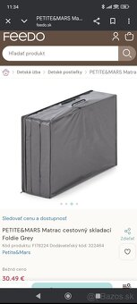 Prenosná postieľka feddo - 5