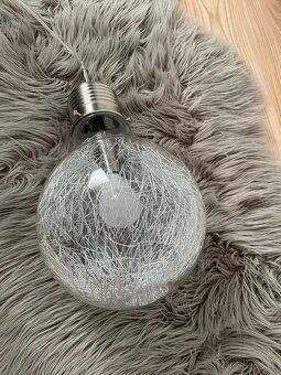 Závesná žiarovka lampa -moderný kúsok - 5