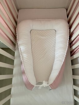 Detská postieľka Ikea + baldachýn + detské hniezdo - 5