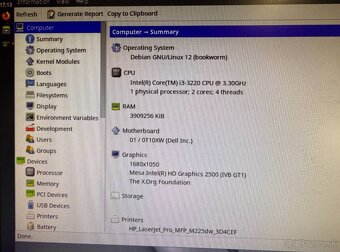 Počítač Dell s LINUXOM / i3-3220 / 4GB RAM / 500GB HDD - 5