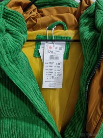 Detská zimná bunda zelená veľ. 128 -NOVÁ- - 5