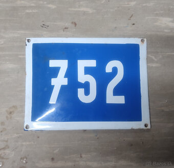Smaltovane tabulky CSSR - 5