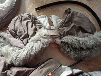 Winter Kit stokke zimný set hnedý melírovany - 5