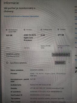 Predám staršiu hernú Pc zostavu cena zo všetkým cena 330€ - 5