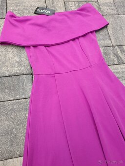 Fialové šaty M / 38 - 5