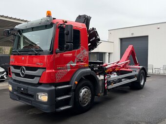 MERCEDES-BENZ AXOR 1833 HÁKOVÝ NOSIČ HYDRAULICKÁ RUKA HIAB - 5