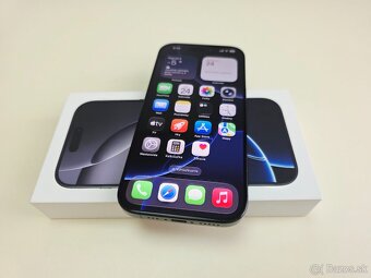 APPLE IPHONE 16 PRO 12GB BLACK TITANIUM ,BATERKA 100% - 5