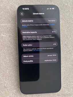 Predám iPhone 15 pro max 256gb - 5