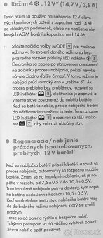 Nabíjačka 12V akumulátorov, autobatérií - 5