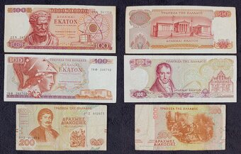 Bankovky Španielsko a Grecko - 5