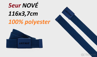 Podkolienky Zlatan 2 páry, Opasok Textilný, Eko Koža, Koža - 5