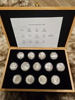 Slovenské strieborné euromince Proof - 5