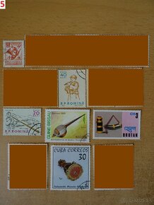 Nádherné poštové známky UMENIE 1 - 5