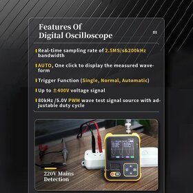 Digitálny osciloskop DSO-TC2 a RLC a Tranzistor Tester - 5