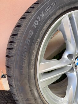 ORIGINAL BMW X5 X6 R19 + zimne pneu 255/50R19 - 5