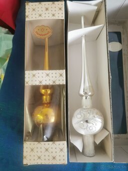 Vianoce, starožitný kolotoč, ozdoby, špic - 5