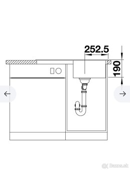 Blanco Legra 45 S Granitový drez - 5