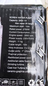 Ponorné čerpadlo do studne - 5