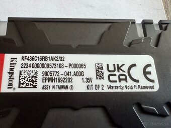 Kingstom Furry Renegate RGB DDR4 RAM KIT 32 gb - 5