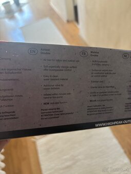 🛏️ Nafukovací matrac HIGH PEAK – Airbed Double (dvojlôžko) - 5