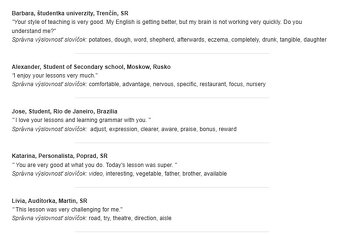 DOUČOVANIE ANGLIČTINY, ANGLICKÝ JAZYK, Prvá lekcia je FREE - 5