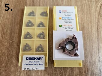 Závitové sústružnícke nože - vnútorné / stúpanie 0,5-3mm - 5