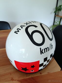Helma na skúter W-Tec, biela, veľkosť XL (61cm) - 5