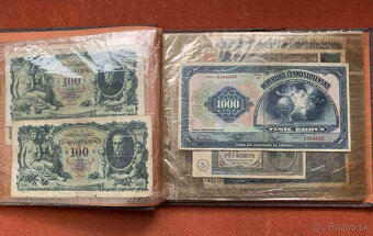 Album starých bankoviek Československa od roku 1919 – 1961 - 5
