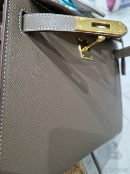 Nova luxusna Hermes Kelly taupe 28 - 5
