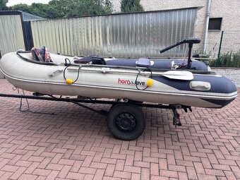 Honda Honwave 360 gumený čln s benzínovým a elektro-motorom - 5