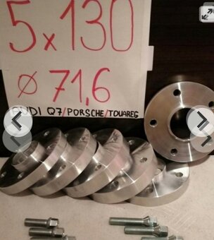 Rozsirovacie podlozky 5X112 stred 66.6 aj 57.1 - 5