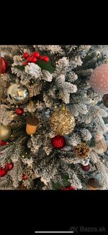Vianocny stromcek 180cm - zasnezeny - 5