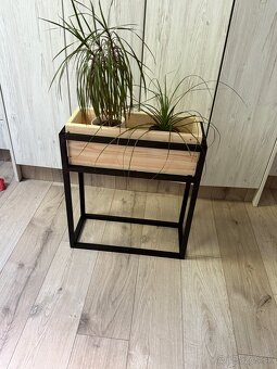 Drevený stojan na kvety,,, - 5