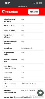 Magnetický bežecký pás inSPORTline - 5