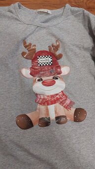 Predam vianocne tricka a nohavice v.140 - 5