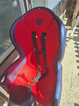 HAMAX cyklosedačka s uzamykateľným zámkom Kiss black/red - 5