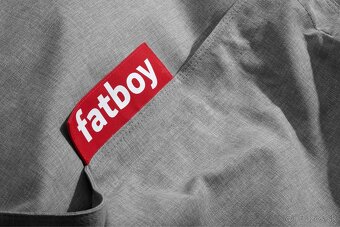 Sedací exterierový vak XL Fatboy šedý - 5