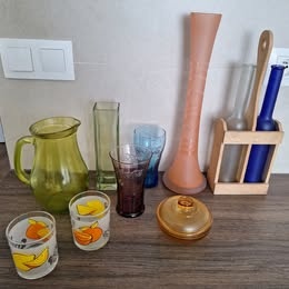 Farebné sklenené vecičky - 5