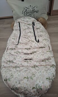 Fusak Bjällra z tvídovej látky s odnímateľným kožuš. golirom - 5