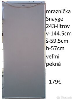 predám mrazničku Zanussi, Gorenie-aj iné - 5