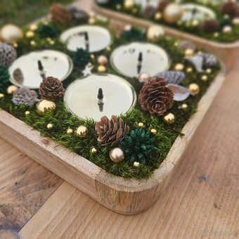 Adventné svietniky a machové obrazy - 5