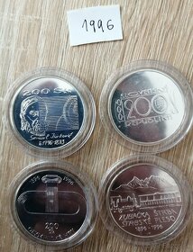 20x200sk strieborné mince SR v stave BK1993-1997 - 5