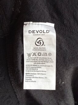 Nové spodné nohavice Devold Duo Active Merino 205 Longs Man - 5