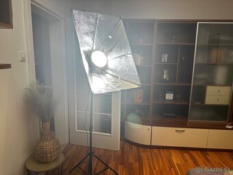 KOMPLET ŠTÚDIOVÉ OSVETLENIE: Svetlá + Softboxy + Stojany - 5