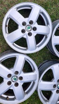 Alu kola 5x100 R15 Škoda - 5