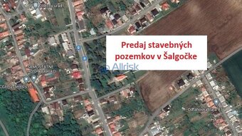 Predpredaj stavebných pozemkov v obci Šalgočka. Pozemok čísl - 5