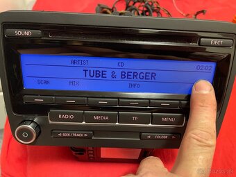 original vw autoradio rcd310 rcd 310 passat golf sharan - 5
