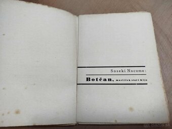 BOTČAN, mazlíček staré Kijo--1942--Sōseki Natsume--Nakladate - 5